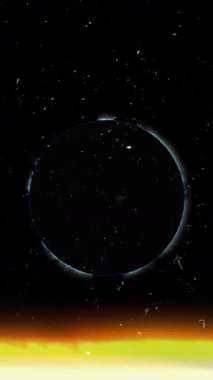 Dikey Retro 4K Film Geçiş Üstüste Grunge deseni ve Punch Hole elementleri. Yüksek kalite 4k görüntü