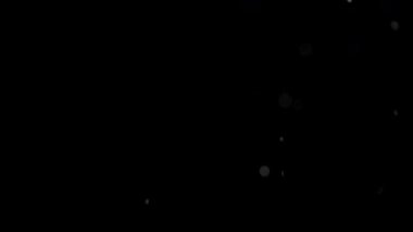 Yumuşak altın ortam atmosferinde hava parçacıkları