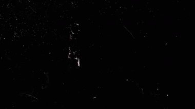 Klasik Film Efektleri için Otantik Toz ve Çizikler Örtüsü. Yüksek kalite 4k görüntü