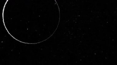 Retro Film Kaplaması Toz, Çizikler ve Çerçeve Delikleri ile. Yüksek kalite 4k görüntü