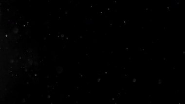 Sinema Efektleri İçin Yavaş Hareket ve Işık Derinliği ile Atmosferik Parçacık Örtüsü. Yüksek kalite 4k görüntü