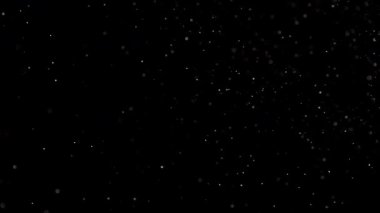 Atmosferik toz bulutu ışığın içinde sürükleniyor. Yüksek kalite 4k görüntü