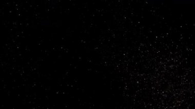 Karanlık arka planda yüzen ışık parçacıkları. Yüksek kalite 4k görüntü
