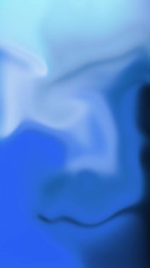 Blue Pürüzsüz Gradyan Dalgaları Dinamik Harekette.