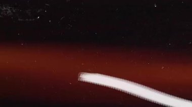 Eski Film Tarzı Üstüste Toz, Tırmık ve Yanık Yanık Efektleri. Yüksek kalite 4k görüntü