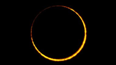 Siyah arka planda delik animasyonu. Yüksek kalite 4k görüntü