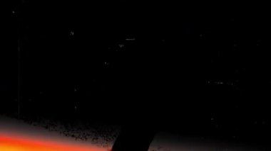 Video Düzenleme ve Hareket Tasarımı için Light Sızdırma Görüntüsü. Yüksek kalite 4k görüntü