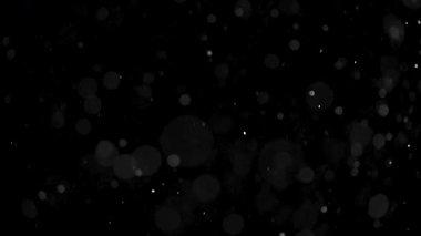 Gerçekçi toz parçacıkları ağır çekimde hareket ediyor. Yüksek kalite 4k görüntü