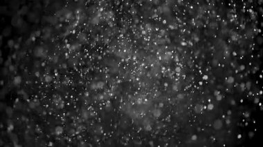 Kapalı alanda toz bulutu. Soyut arkaplan. Yüksek kalite 4k görüntü