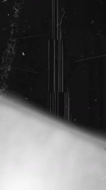 Eski film geçişleri. Siyah-beyaz Analog retro-dinamik sinematik Japon harflerine benziyor. Yüksek kalite 4k görüntü