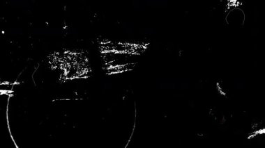 Eski Retro Film Tahıl ve Toz Yanma Efekti. Yüksek kalite 4k görüntü