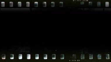 Klasik Film Çerçeveleri liderleri, sinüs izleri ve toz dönüşümleri. Yüksek kalite 4k görüntü