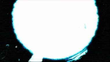 Retro Film Yanığı Geçişi ile Bozulmuş Arıza Dokuları. Yüksek kalite 4k görüntü