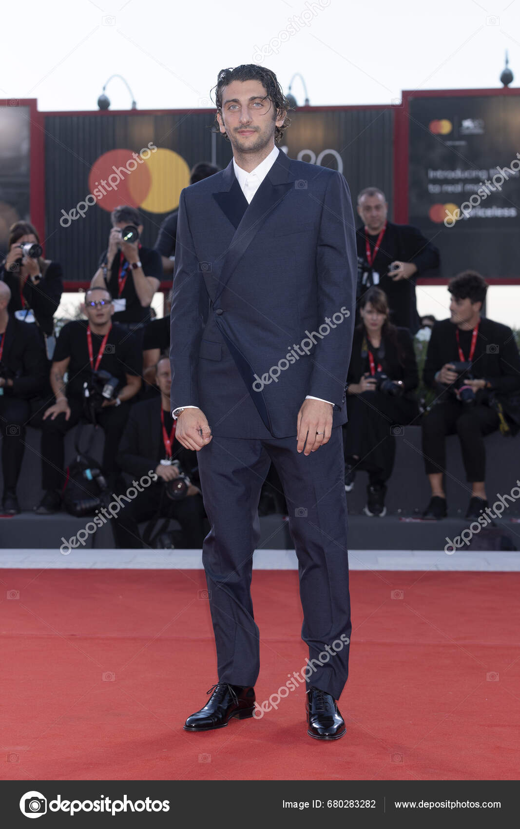 Venecia Italia Septiembre Director Pietro Castellitto Asiste