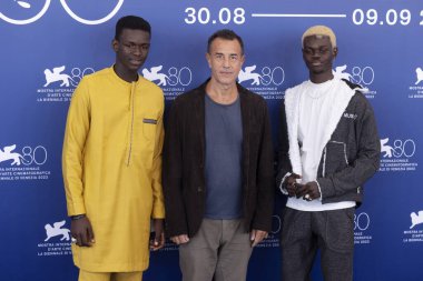 SEPTEMBER 06: Seydou Sarr, Matteo Garrone ve Moustapha Fall, 