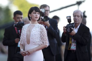 Venedik, İtalya - Eylül 04: Aktris Cailee Spaeny, Venedik Uluslararası Film Festivali 'nin 80. yılındaki 