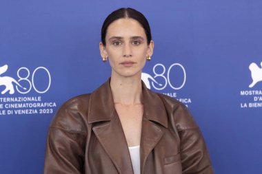Venedik, İtalya - 7 Eylül 2023 'te Venedik, İtalya' da düzenlenen 80. Venedik Film Festivali 'nde aktris Valentina Belle Lubo' nun fotoğraf çağrısına katıldı..