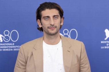 VENICE, İtalya - SEPTEMBER 05: Pietro Castellitto, Venedik Uluslararası Film Festivali 'nin 80. yılındaki 