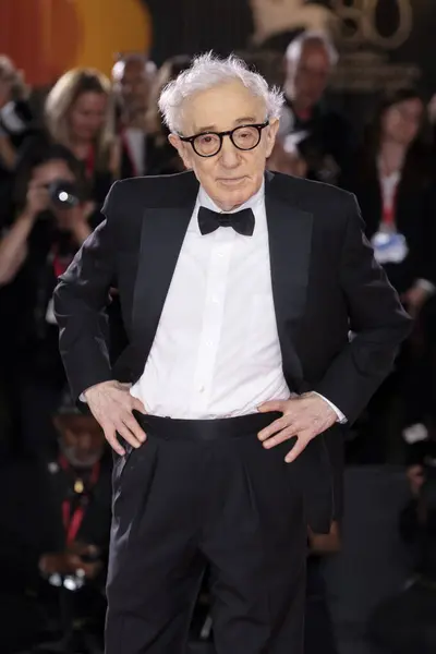 Venice Itália Setembro Diretor Woody Allen Assiste Tapete Vermelho Para — Fotografia de Stock