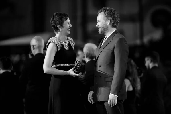 Venice Italy September Maggie Gyllenhaal Peter Sarsgaard Attend Red Carpet — Stock Photo, Image