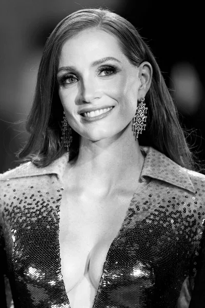 Venice Italy September Jessica Chastain Attends Red Carpet Movie Memory — Stock Photo, Image