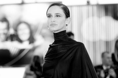 Venedik, İtalya - 7 Eylül 2023 'te Venedik, İtalya' da düzenlenen 80. Venedik Film Festivali 'nde aktör Valentina Belle Lubo' nun fotoğraf çağrısına katıldı..