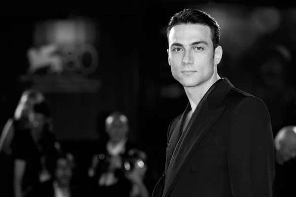 Venice Italy September Matteo Paolillo Attends Red Carpet Filming Italy Royalty Free Stock Images