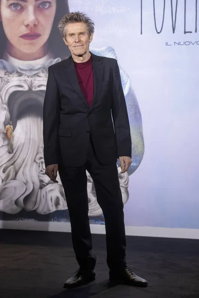 Mailand Italien Januar Schauspieler Willem Dafoe Bei Der Mailänder Premiere Stockfoto