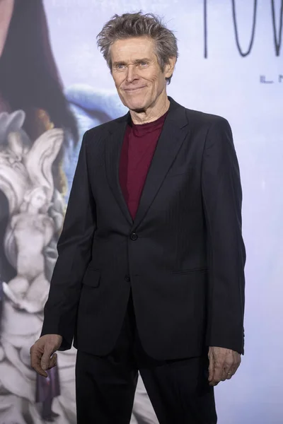 Milan Italy January Actor Willem Dafoe Attends Milan Premiere Poor Stock Photo