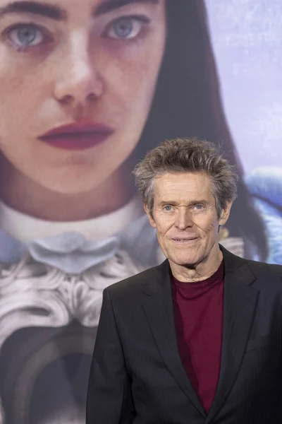 Milan Italy January Actor Willem Dafoe Attends Milan Premiere Poor Royalty Free Stock Images