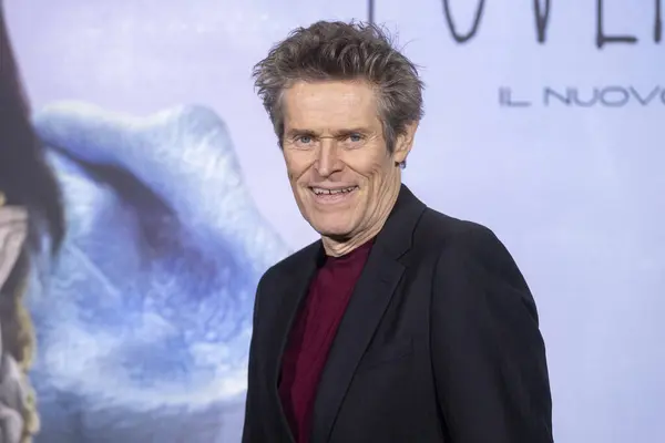Milan Italy January Actor Willem Dafoe Attends Milan Premiere Poor Stock Photo