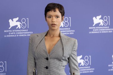 VENICE, İtalya - 28 Ağustos Taylor Russel