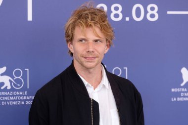 VENICE, İtalya - 29 Ağustos 2024 tarihinde Venedik, İtalya 'da düzenlenen 81. Venedik Uluslararası Film Festivali sırasında Tim Fehlbaum 