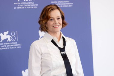 VENICE, İtalya - 28 Ağustos 2024 'te İtalya' nın Venedik kentinde düzenlenen 81. Venedik Uluslararası Film Festivali sırasında Ömür Boyu Başarı için Altın Aslan 'a katıldı..