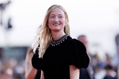 Venedik, İtalya - 29 Ağustos 2024 'te Venedik, İtalya' da düzenlenen 81. Venedik Uluslararası Film Festivali sırasında Alba Rohrwacher Maria filminin galasına katıldı.. 