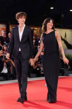 VENICE, İtalya - 1 Eylül 2024 tarihinde Venedik, İtalya 'da düzenlenen 81. Venedik Uluslararası Film Festivali sırasında Asya Arjantin Film Festivali' ne katılıyor.. 