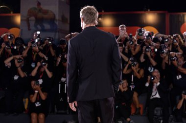 Brad Pitt, Venedik Uluslararası Film Festivali sırasında 1 Eylül 2024 'te Venedik, İtalya' da 