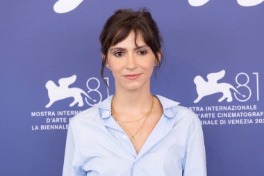 SEPTEMBER 04: Giulia Steigerwalt, Venedik Uluslararası Film Festivali 'nin 81. gününde İtalya' nın Venedik kentinde düzenlenen 