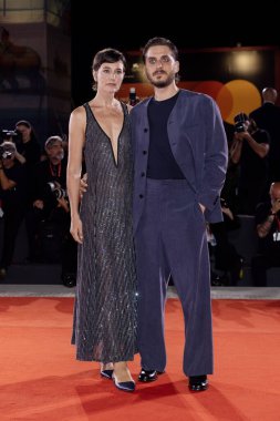 VENICE, ITALY - SEPTEMBER 06: Luca Marinelli ve Alissa Jung 