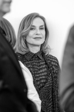İsabelle Huppert 28 Ağustos 2024 'te Venedik Uluslararası Film Festivali sırasında Venedik, İtalya' da düzenlenen 81..