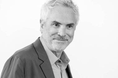 Venedik, İtalya - 29 Ağustos 2024 tarihinde Venedik, İtalya 'da düzenlenen 81. Venedik Uluslararası Film Festivali sırasında Alfonso Cuaron 