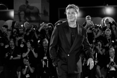 Brad Pitt, Venedik Uluslararası Film Festivali sırasında 1 Eylül 2024 'te Venedik, İtalya' da 