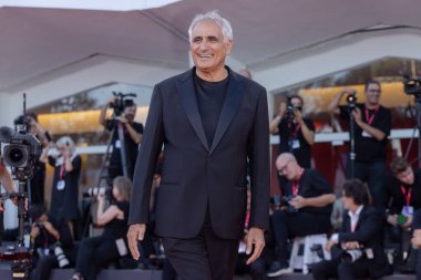 VENICE, ITALY - SEPTEMBER 4: Leonardo Di Costanzo attends the premiere of the movie 