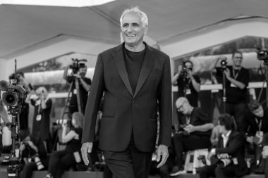 VENICE, ITALY - SEPTEMBER 4: Leonardo Di Costanzo attends the premiere of the movie 