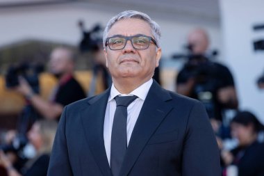 VENICE, ITALY - SEPTEMBER 06: Mohammad Rasoulof attends the 2025 Closing Ceremony red carpet during the 82nd Venice Film Festival on September 06, 2025 in Venice, Italy.