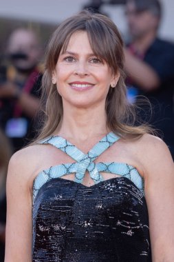 VENICE, ITALY - SEPTEMBER 06: Maura Delpero attends the 2025 Closing Ceremony red carpet during the 82nd Venice Film Festival on September 06, 2025 in Venice, Italy.