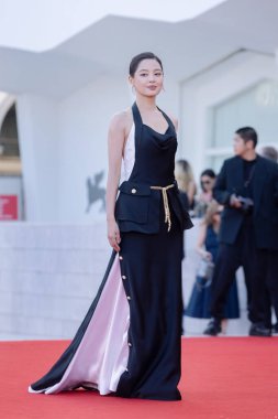 VENICE, ITALY - SEPTEMBER 05: Xin Zhilei attends the premiere of the movie 