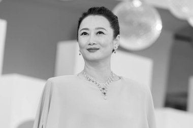 VENICE, ITALY - SEPTEMBER 06: Zhao Tao attends the 2025 Closing Ceremony red carpet during the 82nd Venice Film Festival on September 06, 2025 in Venice, Italy.