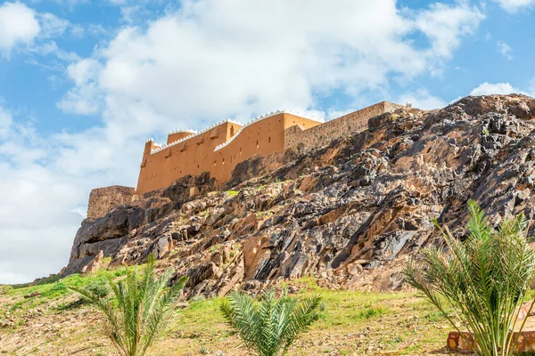 Arabian Aarif Fortress Standing Hill Hail Saudi Arabia — Stock Photo, Image