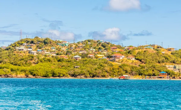 Panorama Bay Mayreau Island Saint Vincent Grenadines West Indies Caribbean Royalty Free Stock Photos
